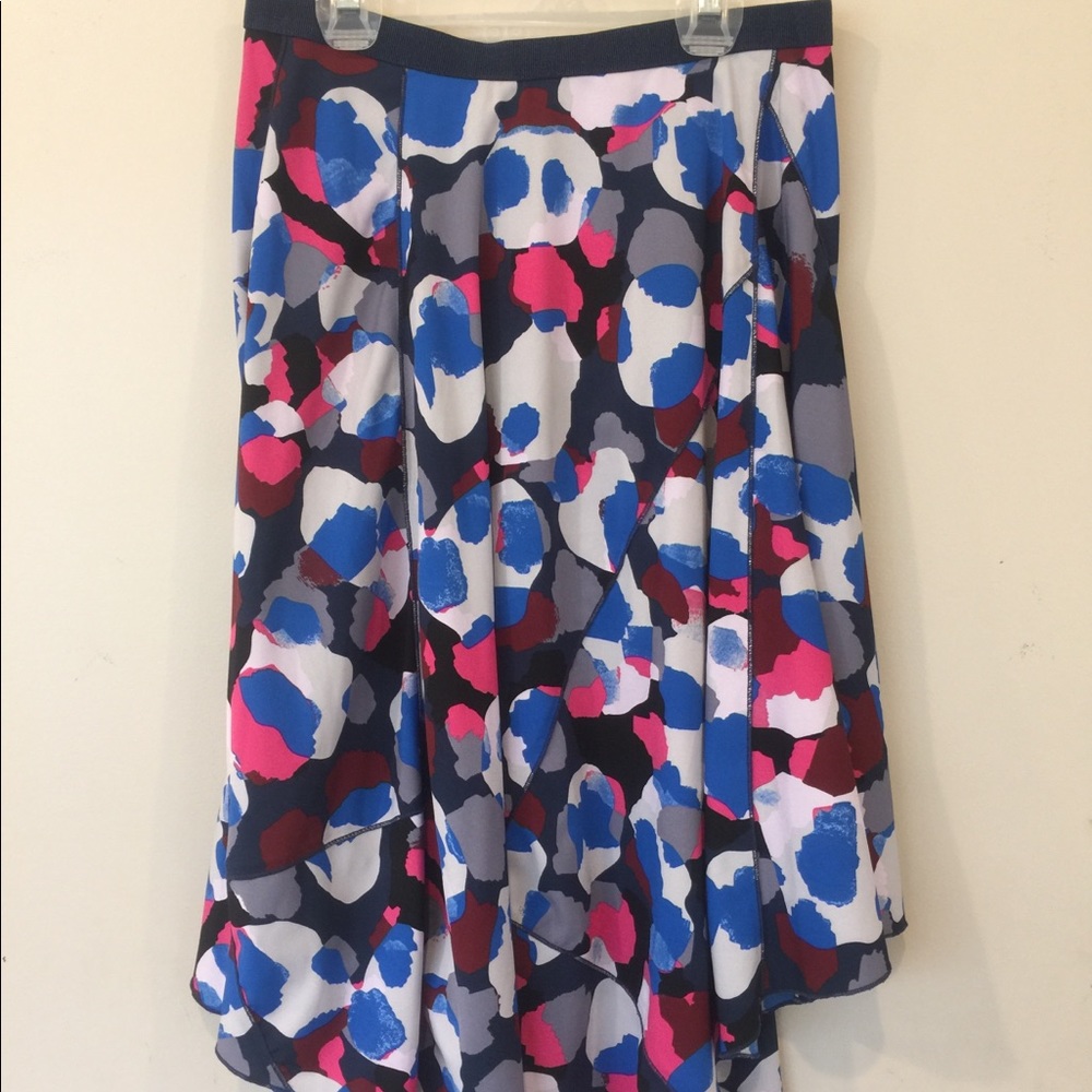 High Low Pink and Blue skirt